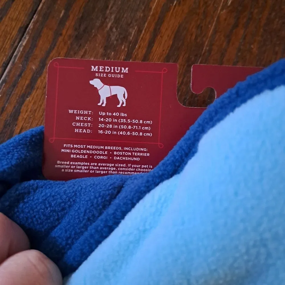 New Medium Dog Up To 40lbs Rainbow Fleece Puffer Coat Fleece Shirt NWT